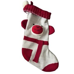 Sock Monkey 18” Christmas Stocking